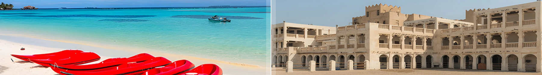 Golden Sands to Azure Shores: 9 Nights in Doha & Maldives