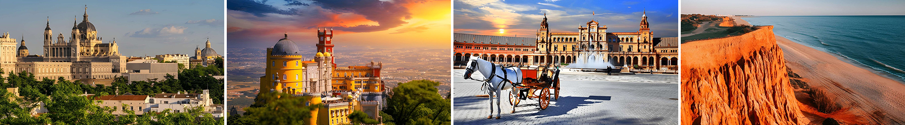 Madrid to Lisbon via Seville & Albufeira - 8 Nights