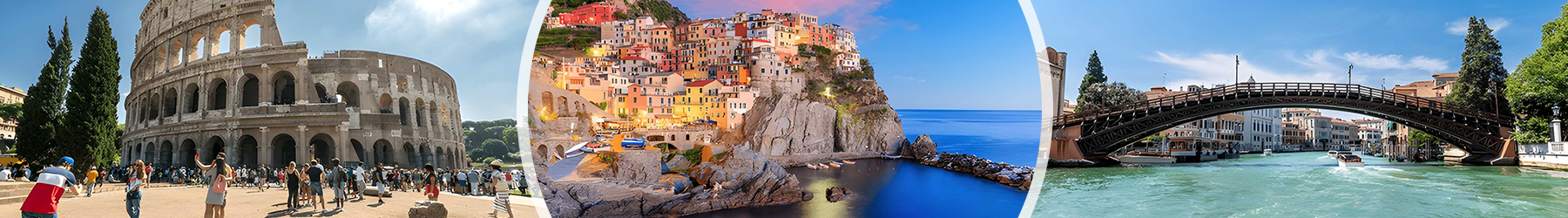 The Italian Classics: Rome, Florence (Cinque Terre) & Venice — 6 Nights
