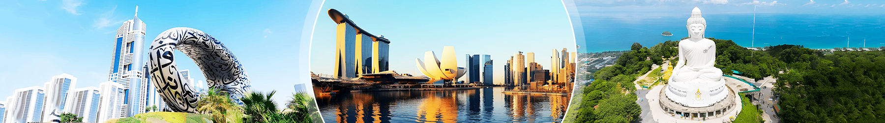 From Skylines to Sandy Beaches: Dubai, Singapore & Phuket – 11 Nights