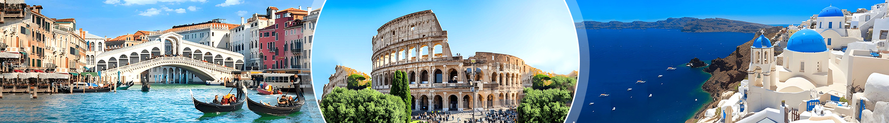 Mediterranean Treasures: 9 Nights in Venice, Rome, Santorini & Athens
